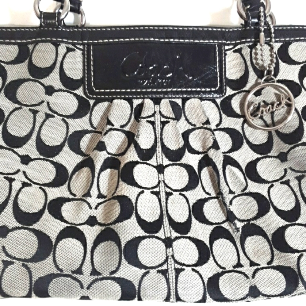 Authentic Coach Medium Jaquar Monogram Bag